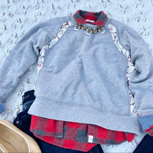 Rebecca Taylor lace inset sweatshirt - Picture 2 of 4